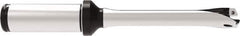 Allied Machine and Engineering - Series 14, 14 to 14.99mm Diam, 3/4" Diam Straight Shank with Flange, Straight Flute Spade Drill - 1-25/32" Max Depth, 4.9778" OAL, Standard Length, Through Coolant - Eagle Tool & Supply