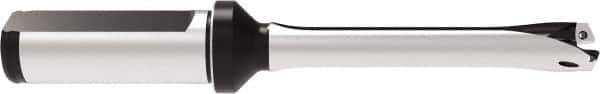 Allied Machine and Engineering - Series 13, 13 to 13.99mm Diam, 20mm Diam Straight Shank with Flange, Straight Flute Spade Drill - 70mm Max Depth, 149.4mm OAL, Standard Length, Through Coolant - Eagle Tool & Supply