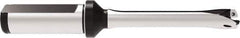 Allied Machine and Engineering - Series 13, 13 to 13.99mm Diam, 20mm Diam Straight Shank with Flange, Straight Flute Spade Drill - 70mm Max Depth, 149.4mm OAL, Standard Length, Through Coolant - Eagle Tool & Supply