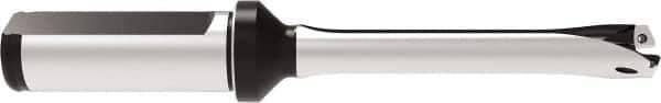 Allied Machine and Engineering - Series 13, 13 to 13.99mm Diam, 3/4" Diam Straight Shank with Flange, Straight Flute Spade Drill - 1-61/93" Max Depth, 4-43/51" OAL, Standard Length, Through Coolant - Eagle Tool & Supply