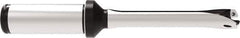 Allied Machine and Engineering - Series 13, 13 to 13.99mm Diam, 3/4" Diam Straight Shank with Flange, Straight Flute Spade Drill - 1-61/93" Max Depth, 4-43/51" OAL, Standard Length, Through Coolant - Eagle Tool & Supply