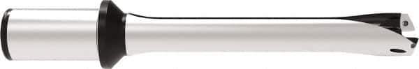 Allied Machine and Engineering - Series 32, 32 to 35mm Diam, 1-1/2" Diam Straight Shank with Flange, Straight Flute Spade Drill - 6-59/64" Max Depth, 11.7941" OAL, Standard Length, Through Coolant - Eagle Tool & Supply
