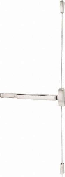 Stanley - Left & Right Hand, Surface Vertical Rod - Satin Stainless Steel Finish, 28 to 36" Door Width, Grade 1 - Eagle Tool & Supply