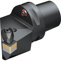 Walter - 0° Lead Angle, Indexable Turning Toolholder - 77.05mm OAL, Series DSKN-CAPTO-AUSSEN - Eagle Tool & Supply