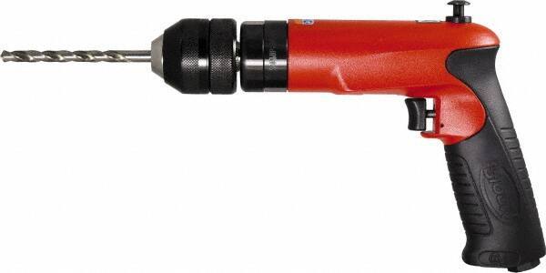 Sioux Tools - 3/8" Reversible Keyless Chuck - Pistol Grip Handle, 2,000 RPM, 14 LPS, 1 hp, 90 psi - Eagle Tool & Supply