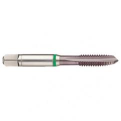 41836 2B 3-Flute Cobalt Green Ring Spiral Point Plug Tap-TiCN - Eagle Tool & Supply