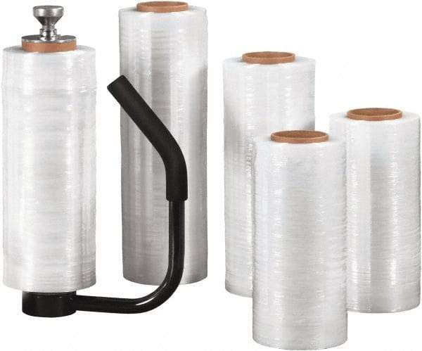 Made in USA - 12" x 1,500' 70 Gauge Clear Cast Hand Stretch Film - Eagle Tool & Supply
