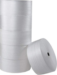 Made in USA - 1,250' Long x 18" Wide x 1/16" Thick, Foam Roll - White - Eagle Tool & Supply