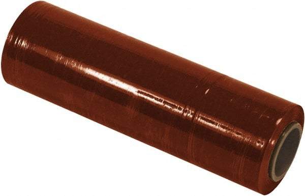 Made in USA - 18" x 1,500' 80 Gauge Red Cast Hand Stretch Film - Eagle Tool & Supply