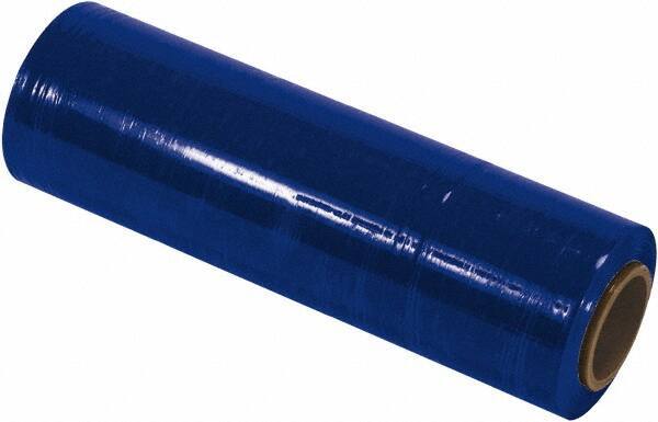Made in USA - 18" x 1,500' 80 Gauge Blue Cast Hand Stretch Film - Eagle Tool & Supply