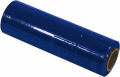 Made in USA - 18" x 1,500' 80 Gauge Blue Cast Hand Stretch Film - Eagle Tool & Supply