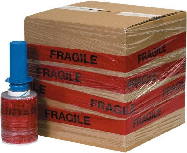 GoodWrappers - 5" x 500' 80 Gauge Red/Black Identi-Wrap - Eagle Tool & Supply