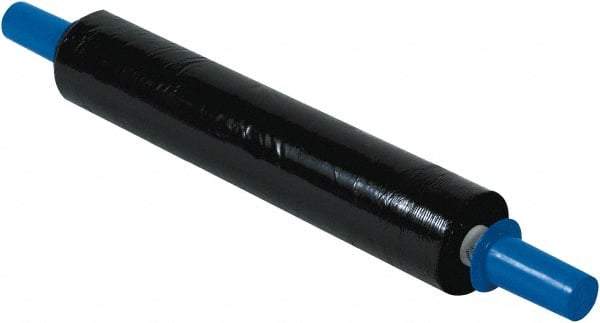 GoodWrappers - 20" x 1,000' 80 Gauge Black UVI Stretch Film - Eagle Tool & Supply