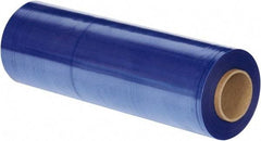 Made in USA - 18" x 1,500' 100 Gauge Blue UVI Hand Stretch Film - Eagle Tool & Supply