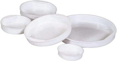 Made in USA - 17-1/2" Wide x 17-3/4" Long x 17-1/2" High Round Mailing Tube End Caps - White - Eagle Tool & Supply