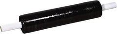 Made in USA - 20" x 1,000' 80 Gauge Black Extended Core Cast Stretch Film - Eagle Tool & Supply