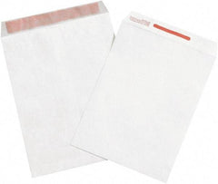 Dupont - 12" Long x 9" Wide Peel-Off Self-Seal Tyvek Flat Catalog Envelopes - White - Eagle Tool & Supply
