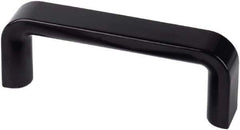Electro Hardware - 4.29" Between Centers M6 Hole, Duroplast External Pull Handle - 0.83" Handle Width, 1.77" Handle Height, 4.88" OAL, Plastic Finish - Eagle Tool & Supply
