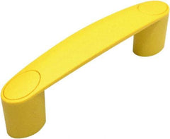 Electro Hardware - 4.61" Between Centers 0.33" Hole, Polyamide External Pull Handle - 0.98" Handle Width, 1.60" Handle Height, 5.75" OAL, Plastic Finish - Eagle Tool & Supply