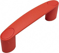 Electro Hardware - 5.2" Between Centers 0.33" Hole, Polyamide External Pull Handle - 1.14" Handle Width, 1.60" Handle Height, 6.42" OAL, Plastic Finish - Eagle Tool & Supply