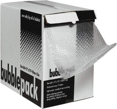 Made in USA - 50' Long x 24" Wide x 1/2" Thick, Bubble Roll - Clear - Eagle Tool & Supply