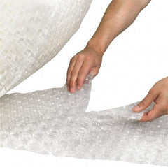 Made in USA - 250' Long x 24" Wide x 1/2" Thick, Bubble Roll - Clear - Eagle Tool & Supply