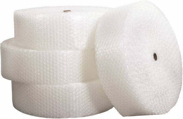 Made in USA - 250' Long x 12" Wide x 1/2" Thick, Bubble Roll - Clear - Eagle Tool & Supply