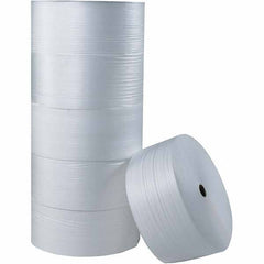 Made in USA - 250' Long x 24" Wide x 1/4" Thick, Foam Roll - White - Eagle Tool & Supply