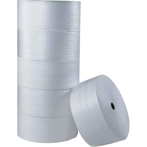 Made in USA - 550' Long x 6" Wide x 1/8" Thick, Foam Roll - White - Eagle Tool & Supply