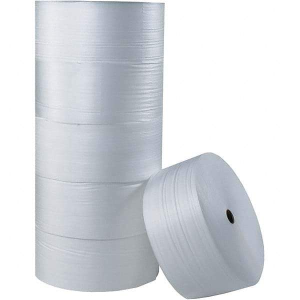 Made in USA - 750' Long x 72" Wide x 3/32" Thick, Foam Roll - White - Eagle Tool & Supply