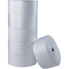 Made in USA - 750' Long x 72" Wide x 3/32" Thick, Foam Roll - White - Eagle Tool & Supply