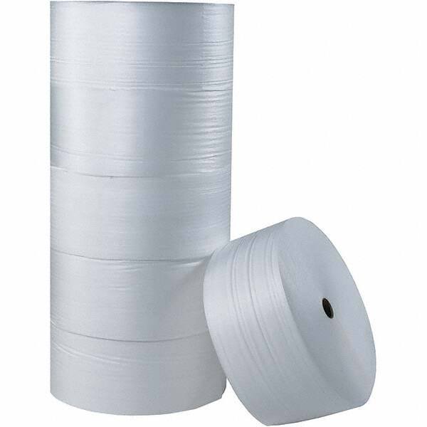 Made in USA - 750' Long x 48" Wide x 3/32" Thick, Foam Roll - White - Eagle Tool & Supply