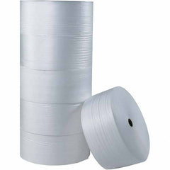 Made in USA - 1,250' Long x 6" Wide x 1/16" Thick, Foam Roll - White - Eagle Tool & Supply