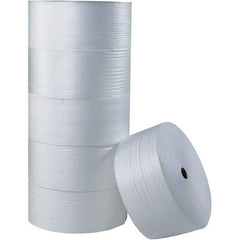 Made in USA - 2,000' Long x 18" Wide x 5/16" Thick, Foam Roll - White - Eagle Tool & Supply