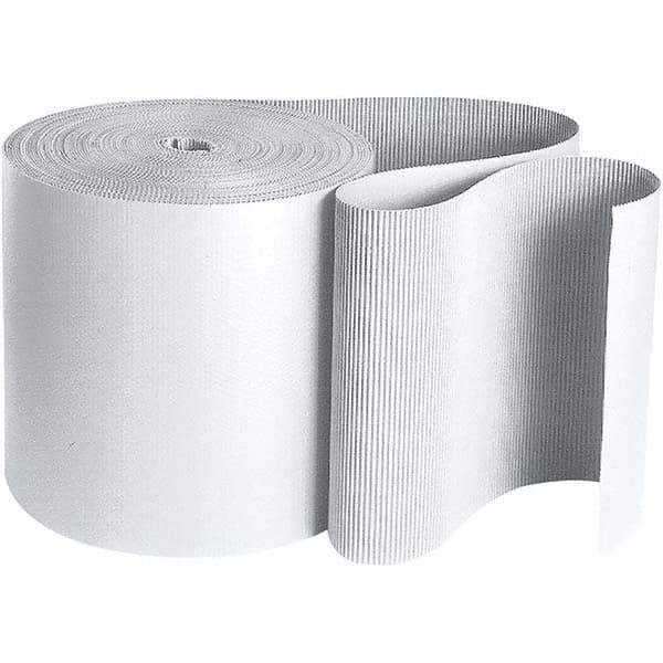 Made in USA - 250' Long x 48" Wide, Singleface Roll - White - Eagle Tool & Supply