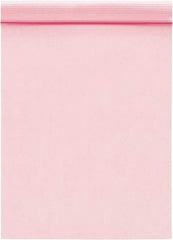 Value Collection - 5" Long x 3" Wide, 2 mil Thick, Self Seal Antistatic Poly Bag - Pink, Standard Grade - Eagle Tool & Supply