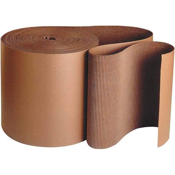 Made in USA - 250' Long x 30" Wide, Singleface Roll - Kraft - Eagle Tool & Supply