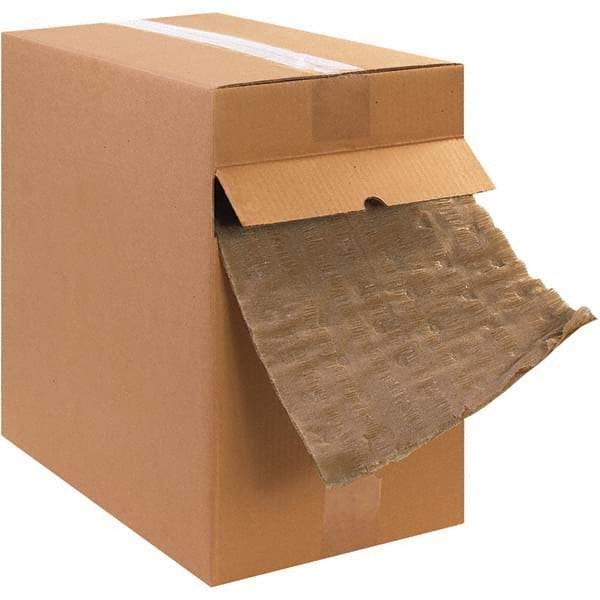Made in USA - 200' Long x 12" Wide x 1/4" Thick, Cellulose Wadding - Kraft - Eagle Tool & Supply