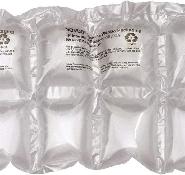 Made in USA - 7" Wide, Air Pillows - Clear - Eagle Tool & Supply