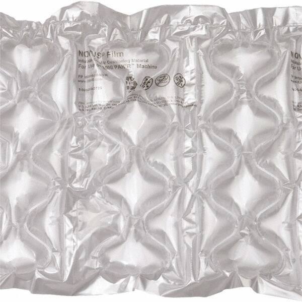 Made in USA - 6" Wide x 1-1/4" Thick, Air Pillows - Clear - Eagle Tool & Supply