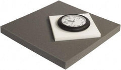 Made in USA - 12" Wide x 2" Thick, Foam Sheets - Charcoal - Eagle Tool & Supply