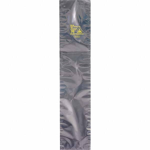 Made in USA - 25" Long x 12" Wide, 3.1 mil Thick, Open Top Static Shield Bag - Transparent, Metal-In, Standard Grade - Eagle Tool & Supply