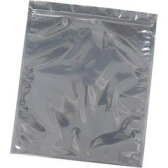 Made in USA - 12" Long x 12" Wide, 3 mil Thick, Self Seal Recloseable Zip Top Static Protection Bag - Transparent, Standard Grade - Eagle Tool & Supply