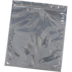 Made in USA - 5" Long x 3" Wide, 3 mil Thick, Self Seal Recloseable Zip Top Static Protection Bag - Transparent, Standard Grade - Eagle Tool & Supply