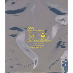 Made in USA - 20" Long x 14" Wide, 3.1 mil Thick, Open Top Static Shield Bag - Transparent, Metal-In, Standard Grade - Eagle Tool & Supply