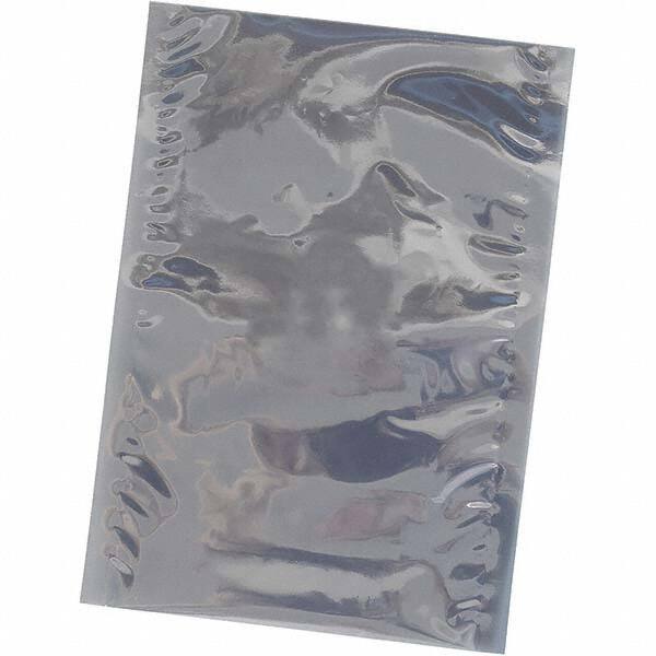 Made in USA - 8" Long x 6" Wide, 3 mil Thick, Open Top Open End Static Protection Bag - Transparent, Standard Grade - Eagle Tool & Supply