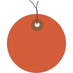 Made in USA - Safety & Facility Blank Tag - Orange Vinyl - Eagle Tool & Supply