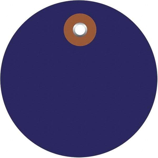 Made in USA - Safety & Facility Blank Tag - Blue Vinyl - Eagle Tool & Supply