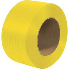 Made in USA - 20,000' Long x 1/4" Wide, Coil Case Polypropylene Strapping - 145 Lb Capacity, 0.02" Thick - Eagle Tool & Supply