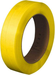 Made in USA - 7,200' Long x 1/2" Wide, Coil Case Polypropylene Strapping - 500 Lb Capacity, 0.022" Thick - Eagle Tool & Supply